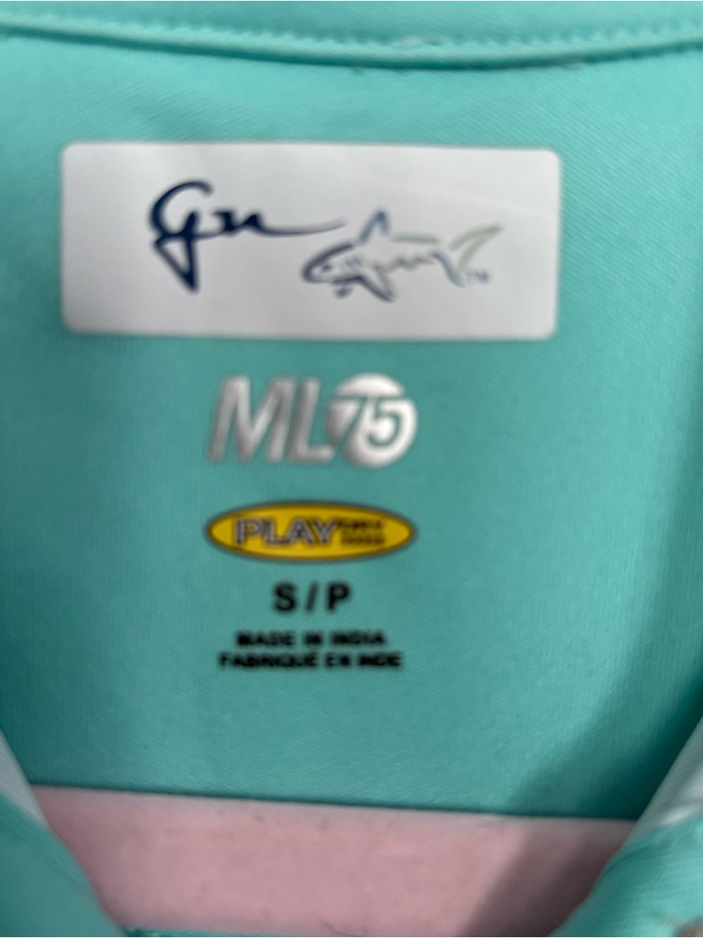 Greg Norman Mint Sleeveless Polo Tank Top - Picture 3 of 7